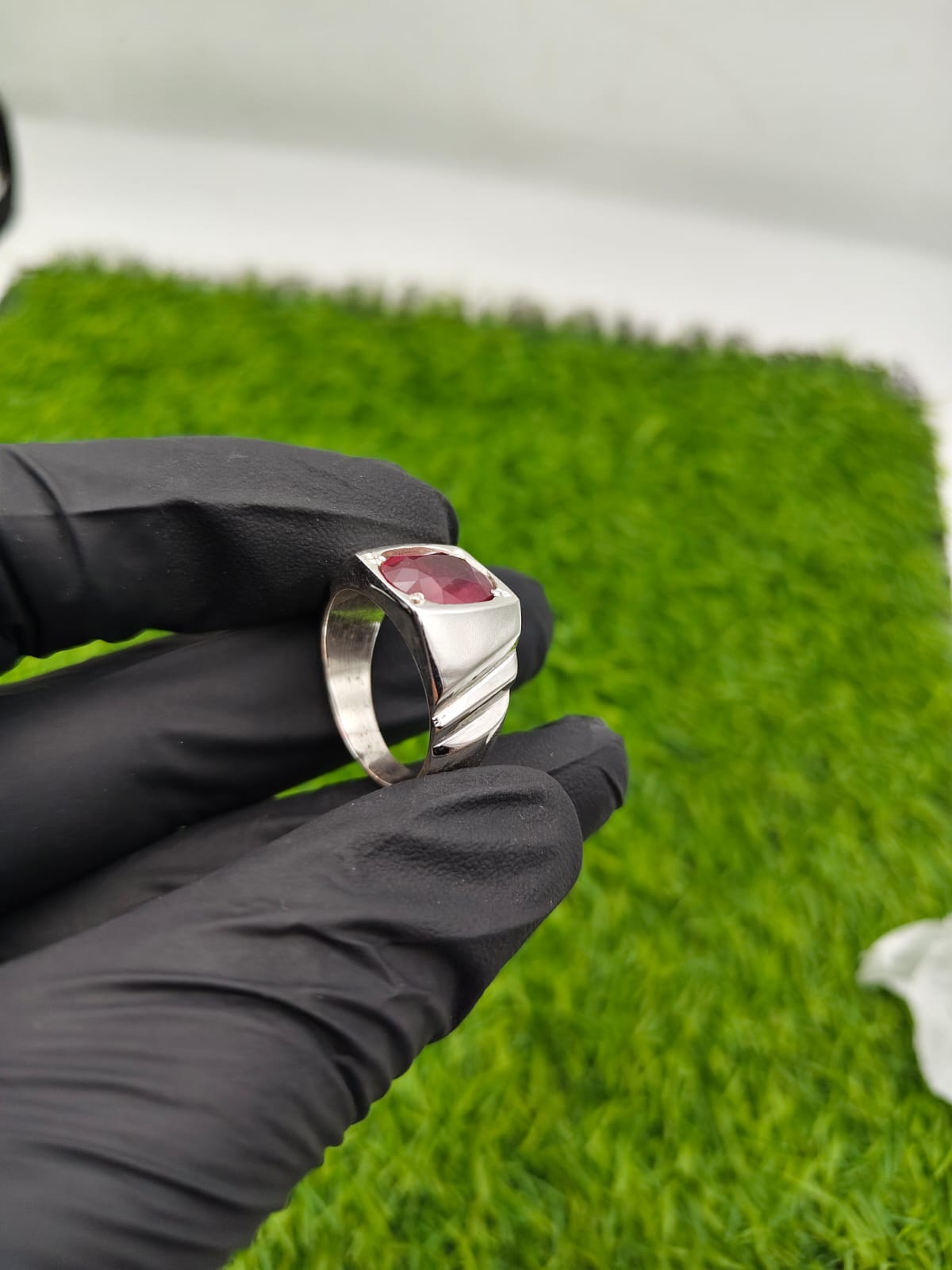 Premium Natural Yaqoot (Ruby) Men’s Ring - IHSJ.pk