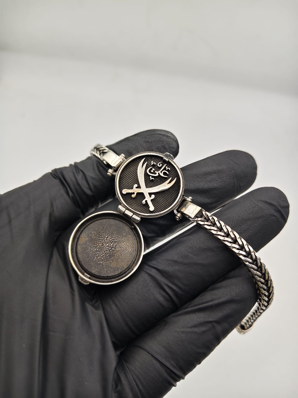 925 Sterling Silver Ya Ali Calligraphy Bracelet - IHSJ.pk