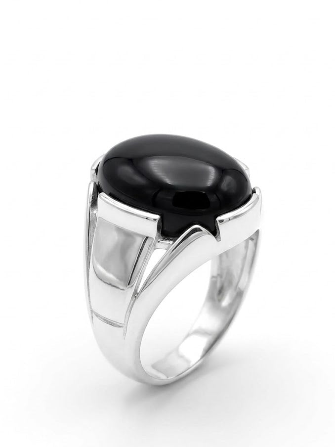 Aqeeq Ring in (925 Silver) - IHSJ.pk