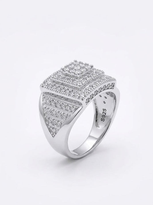 Big Mount Zarconia Men Ring - IHSJ.pk