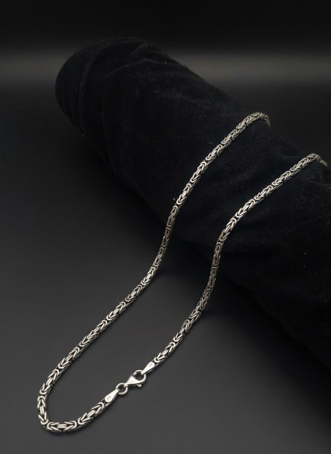 Black 925 Silver Chain - IHSJ.pk