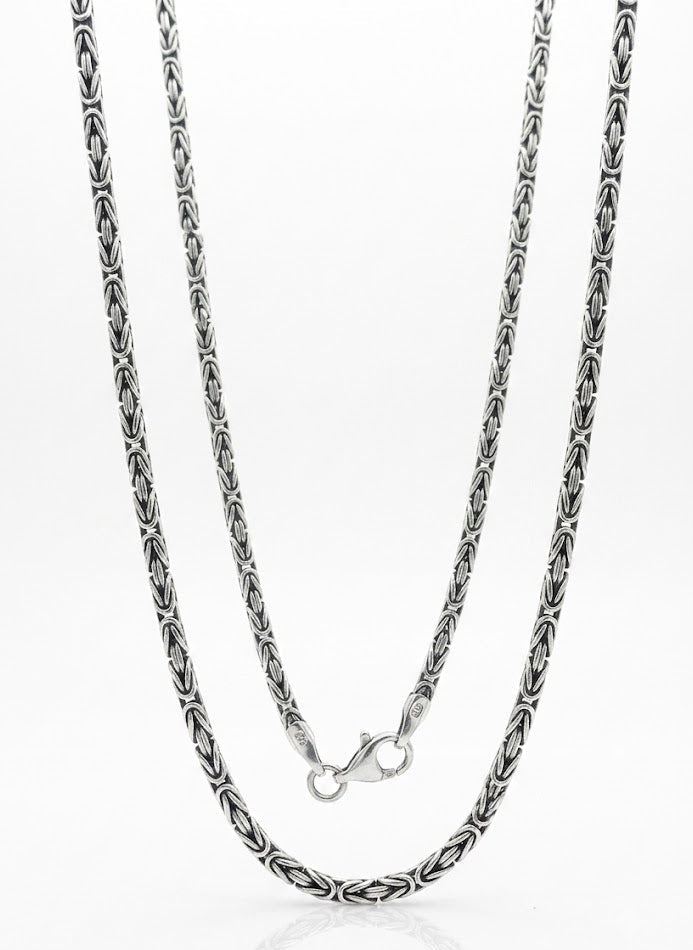 Black 925 Silver Chain - IHSJ.pk