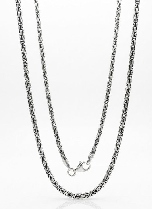 Black 925 Silver Chain - IHSJ.pk