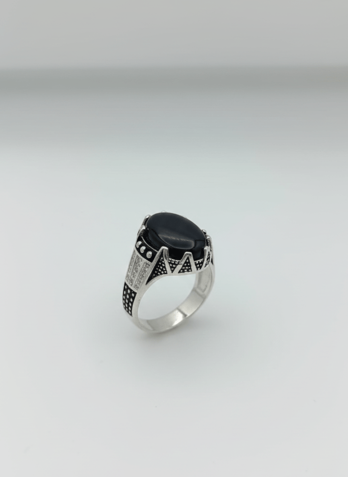Black Aqique Ring - IHSJ.pk