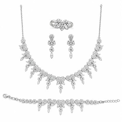 Bridal Neckless set 925 silver - IHSJ.pk