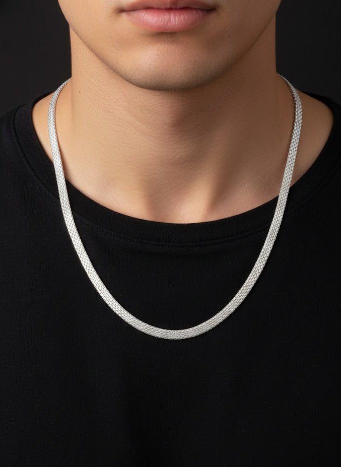 Chapti 925 Silver Chain - IHSJ.pk