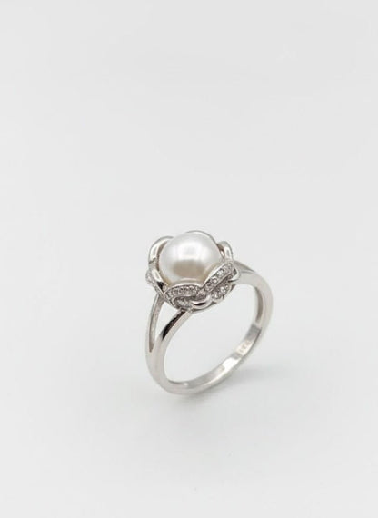 Elegant Freshwater Pearl Ring – Ladies Jewelry - IHSJ.pk