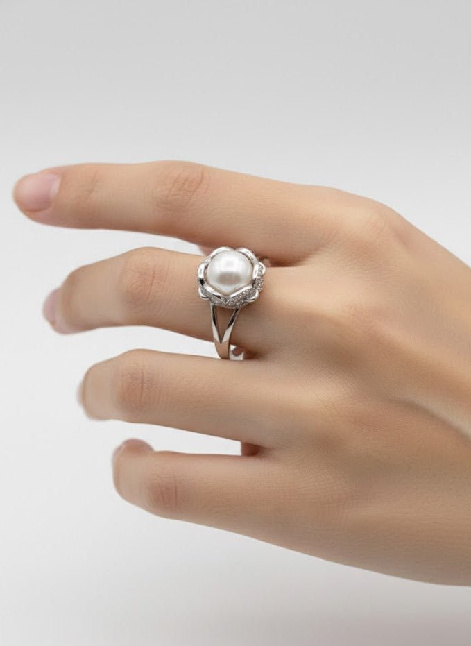 Elegant Freshwater Pearl Ring – Ladies Jewelry - IHSJ.pk