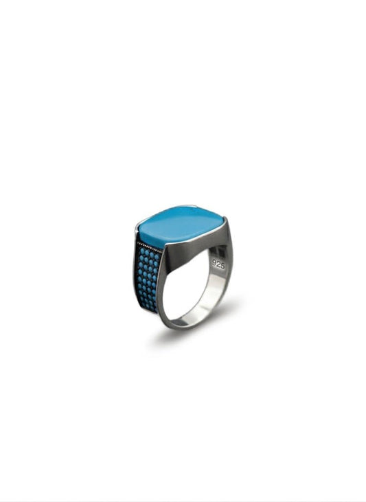 Feroza 925 Silver Ring - IHSJ.pk