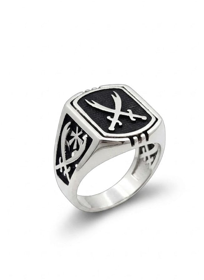 men's Zulfiqar Ring - 925 silver - IHSJ.pk
