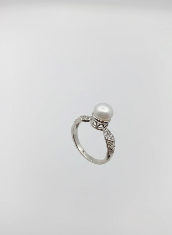 Minimal Freshwater Pearl Ring for Girls - IHSJ.pk