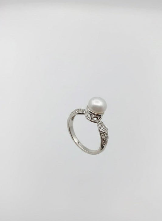 Minimal Freshwater Pearl Ring for Girls - IHSJ.pk