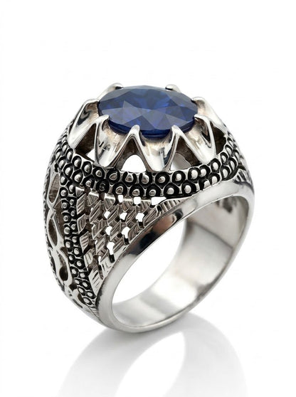 Nelam Handmade Pure Silver Ring - IHSJ.pk