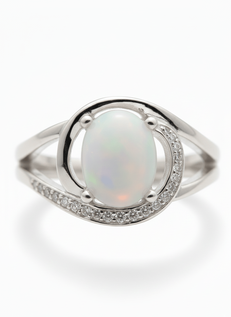 Orignal Opal Ladies Ring - IHSJ.pk