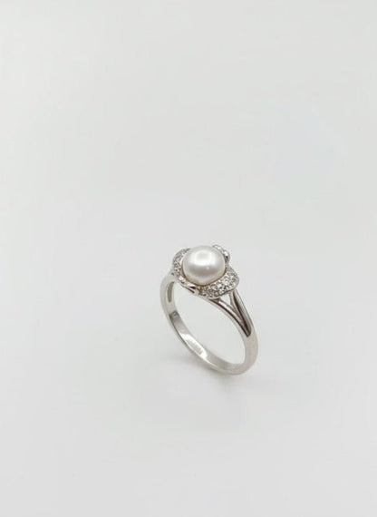 Pearl and Diamond Ring - IHSJ.pk