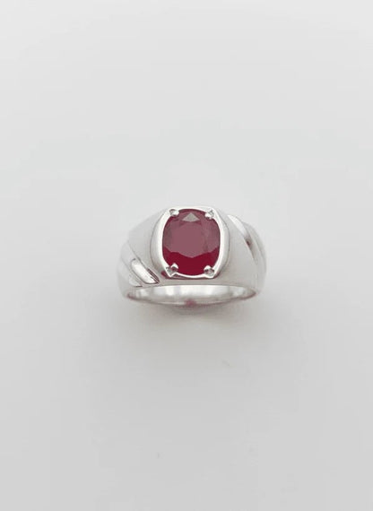 Premium Natural Yaqoot (Ruby) Men’s Ring - IHSJ.pk