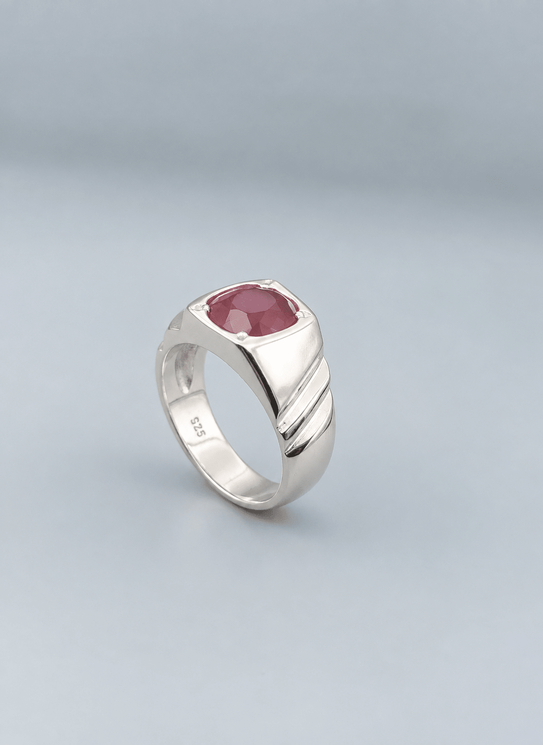 Premium Natural Yaqoot (Ruby) Men’s Ring - IHSJ.pk