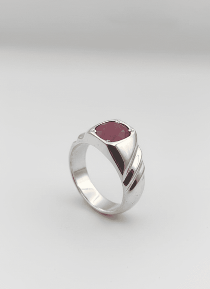 Real Natural Yaqoot (Ruby) Men's Ring - IHSJ.pk
