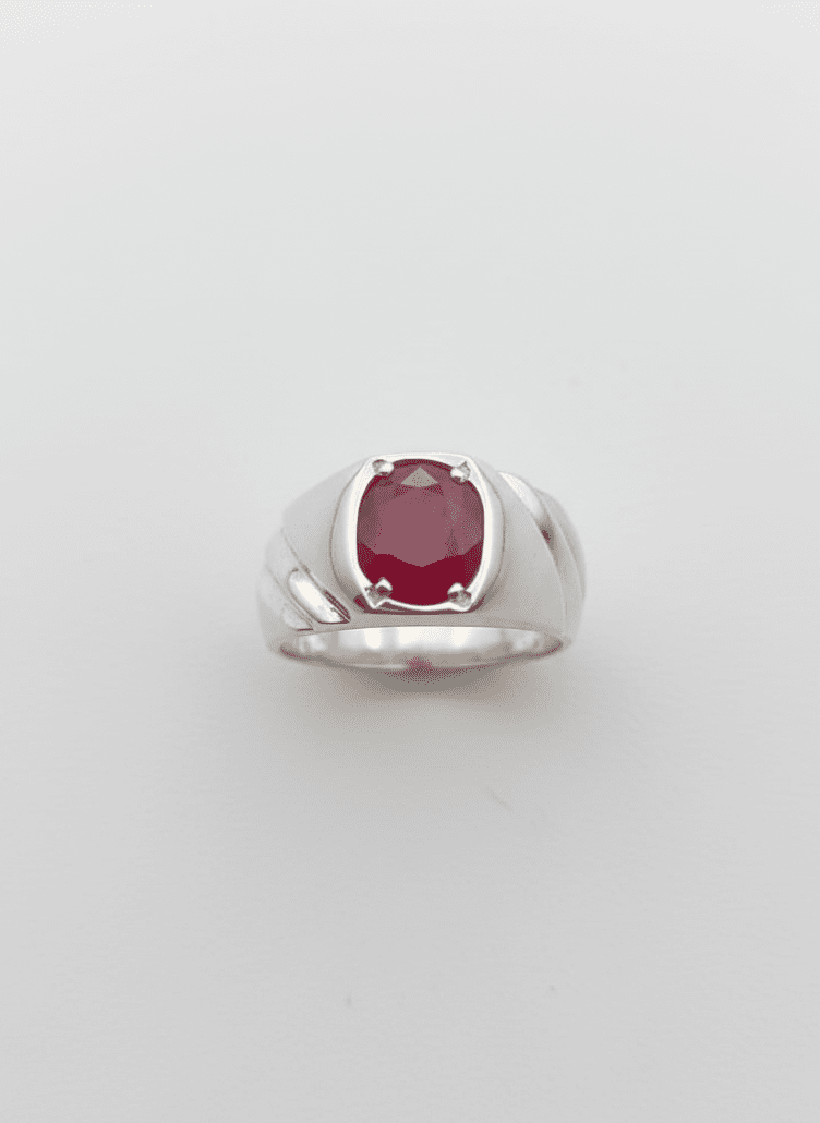 Real Natural Yaqoot (Ruby) Men's Ring - IHSJ.pk