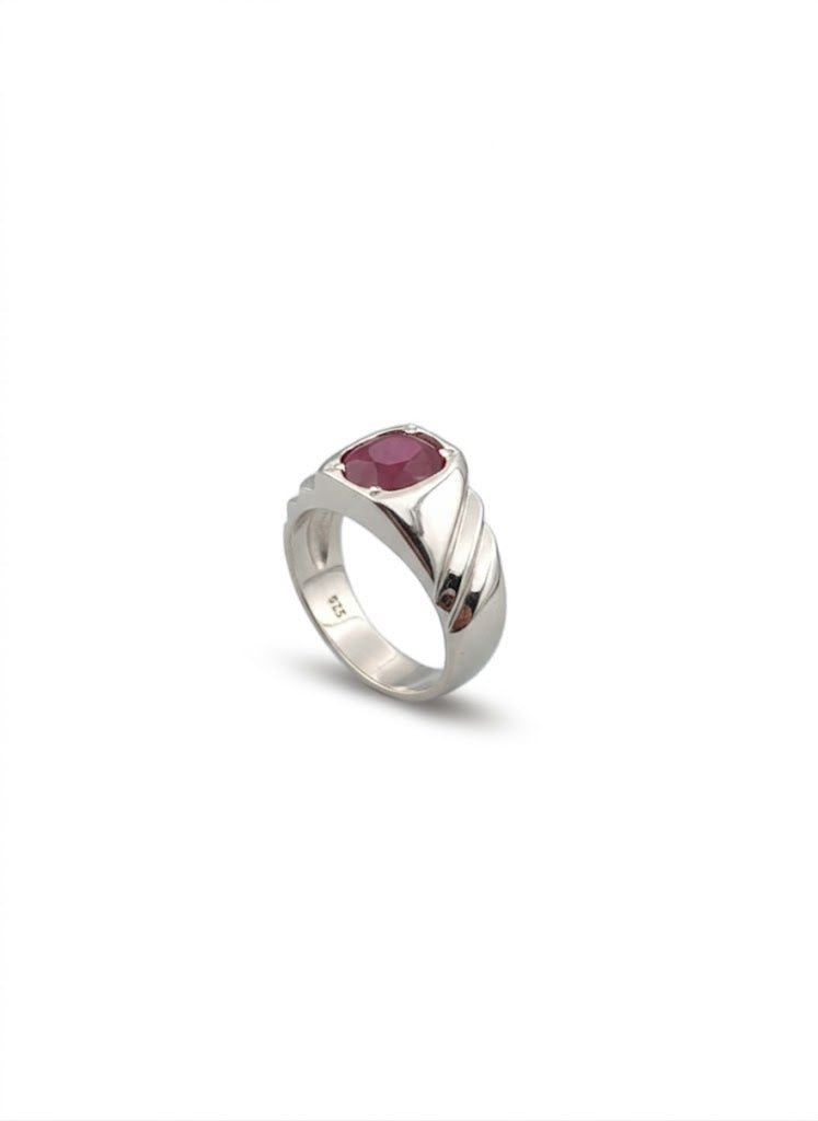 Real Natural Yaqoot (Ruby) Men's Ring - IHSJ.pk