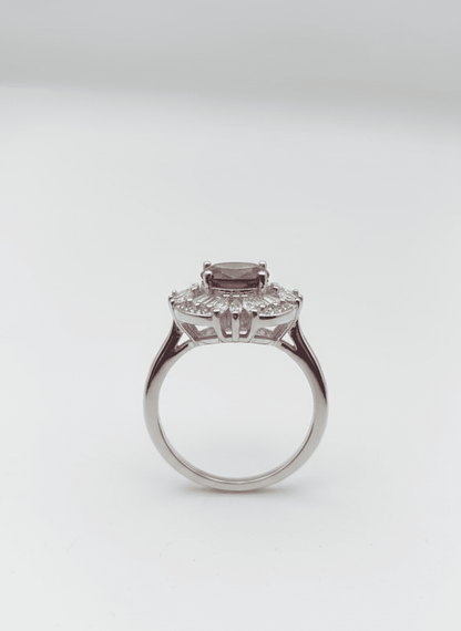 Rodium Ladies Ring - IHSJ.pk