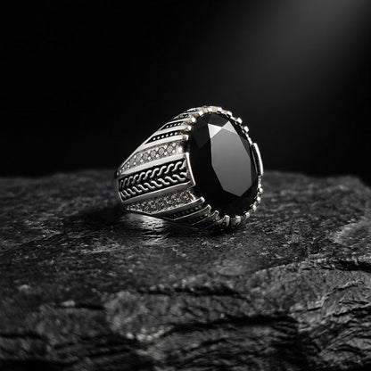 Royal Silver Ring for Men - IHSJ.pk