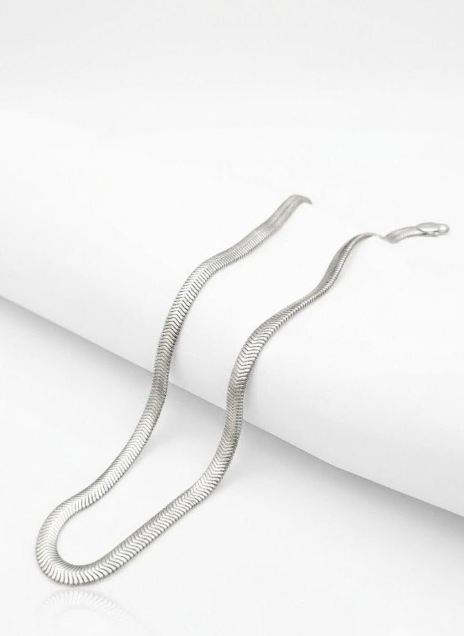 snake Men 925 Silver chain - IHSJ.pk
