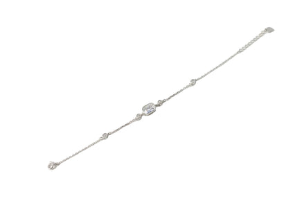 Square Diamond Chain Bracelet - IHSJ.pk