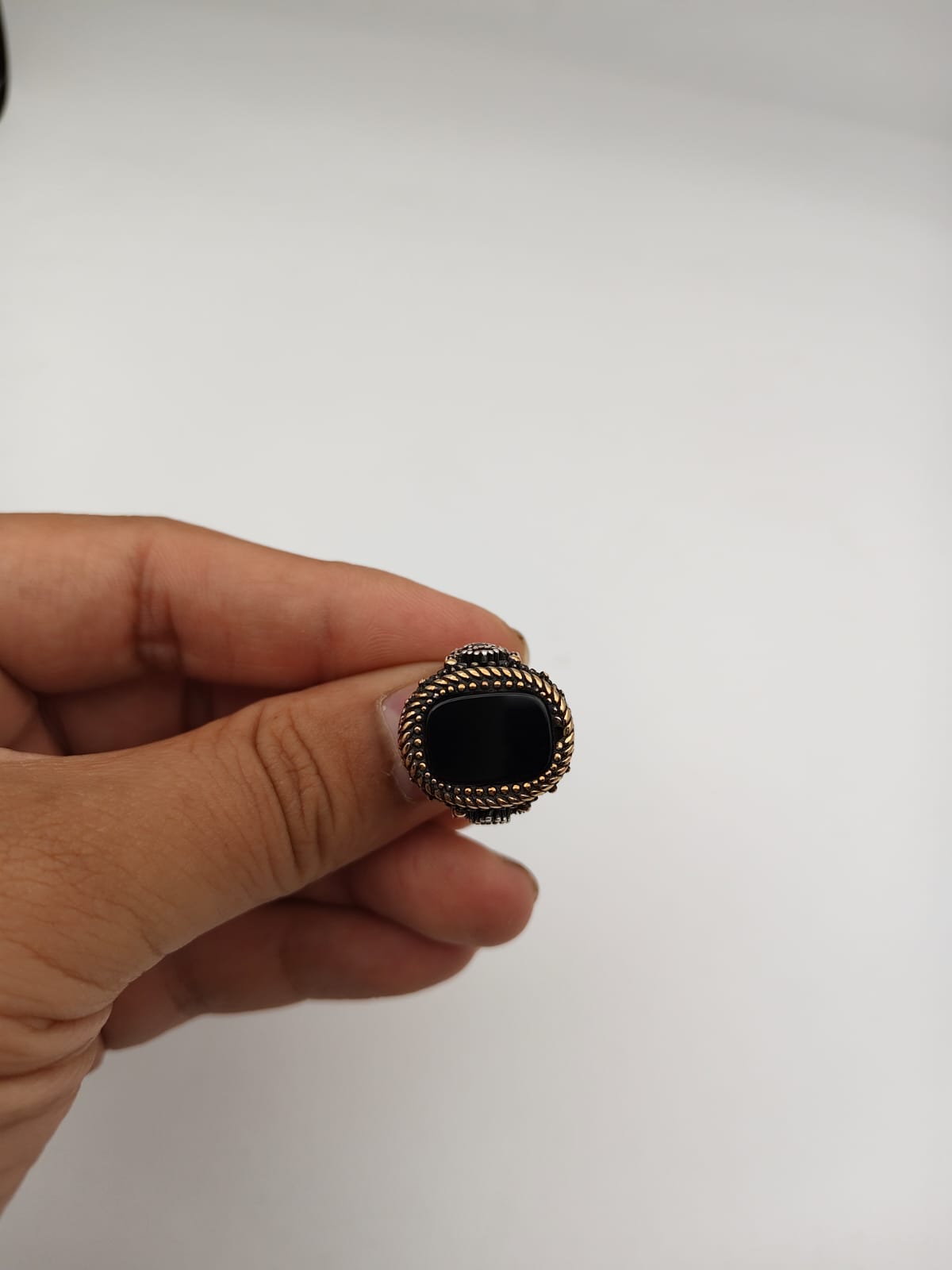 Traditional Trukish design ring in 925 silver - IHSJ.pk