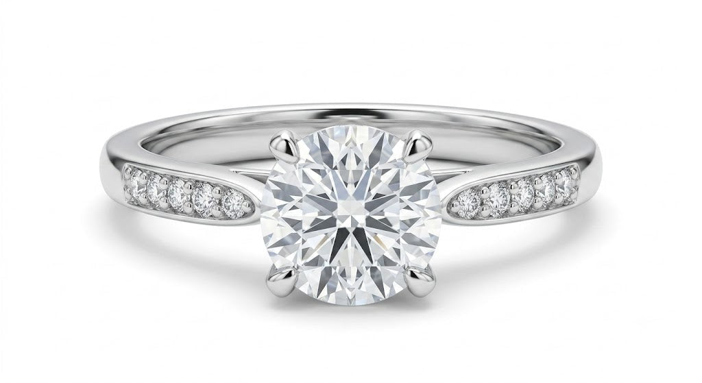 Women's 925 Sterling Silver Pear Cut Solitaire Ring - IHSJ.pk