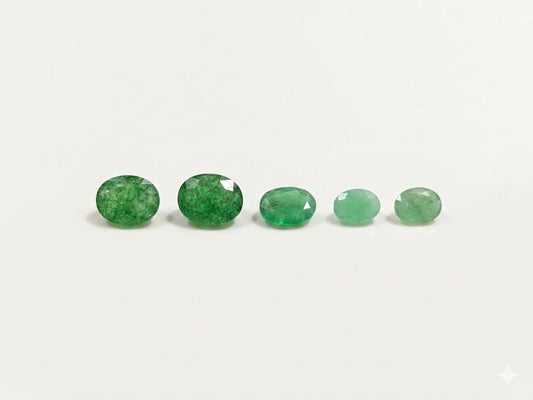 Zamarrud (Emerald) Stones – Oval & Round Cut for Premium Rings - IHSJ.pk
